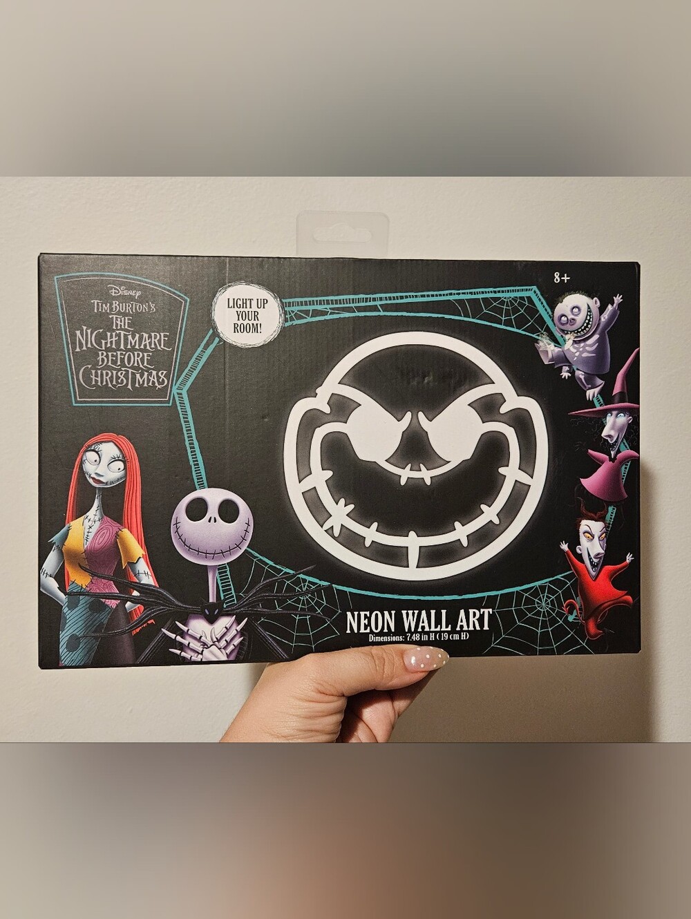 Disney The Nightmare Before Christmas Neon LED mood light Art Jack skellington